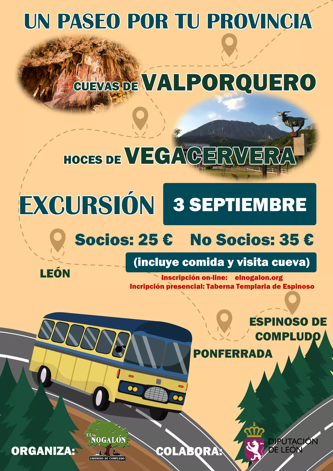 Excursiín Valporquero Cartel 2024