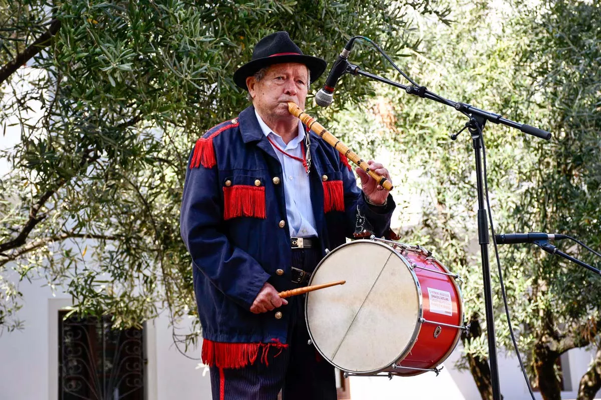 Encuentro de tamboriteros en las Fiestas de la Encina de Ponferrada