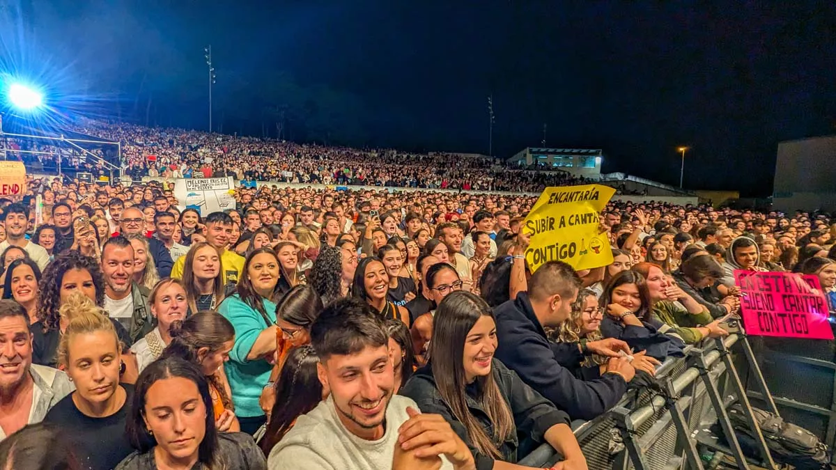 Así vivió Ponferrada el concierto de Melendi en las Fiestas de la Encina de Ponferrada