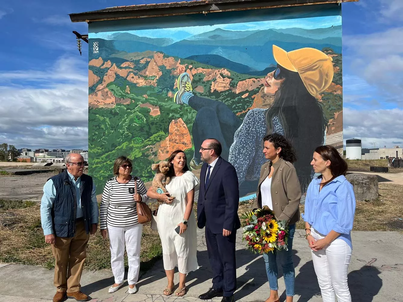 Mural de Mónica Domínguez en el Parque de la Juventud 