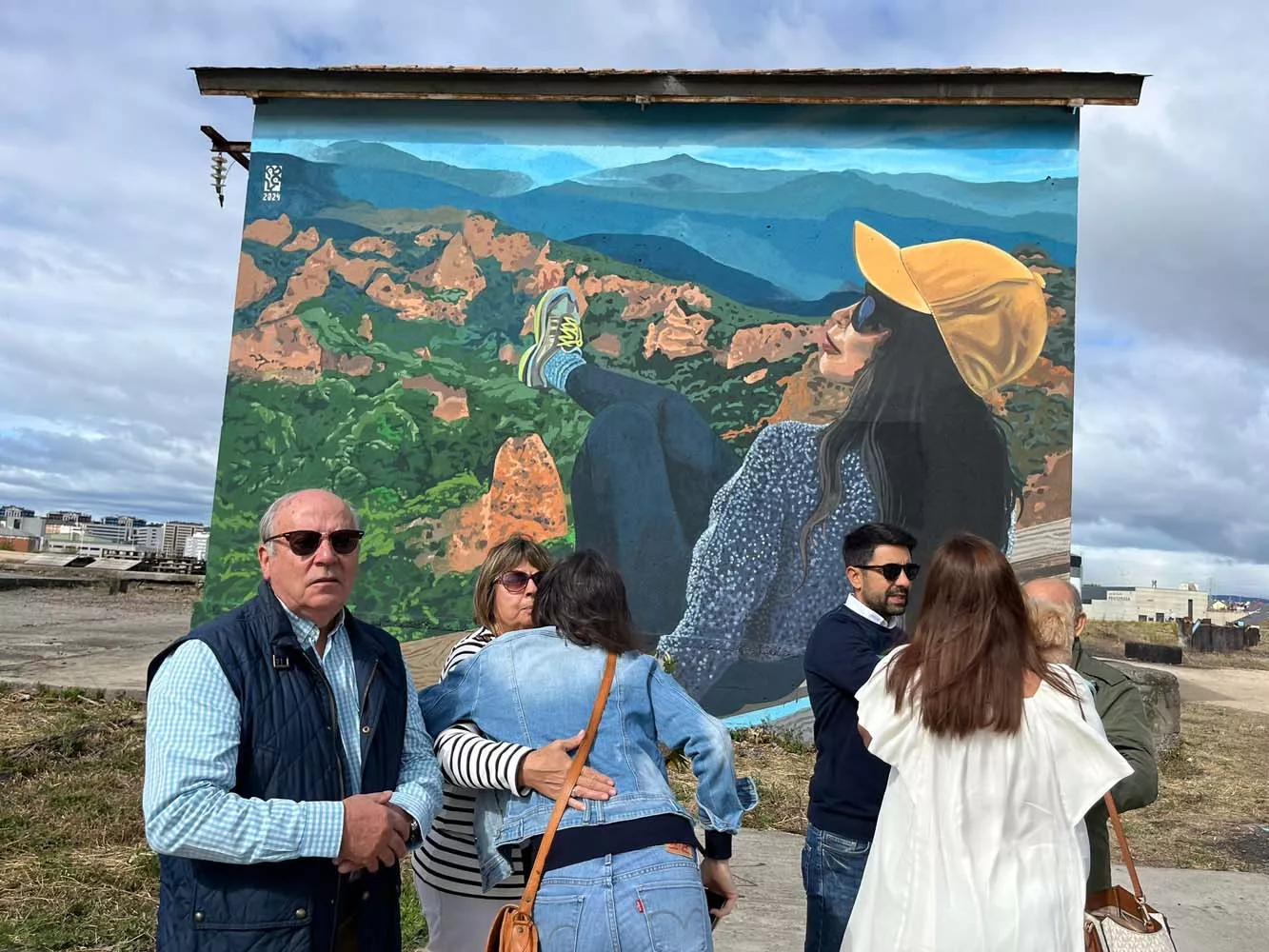 Mural de Mónica Domínguez en el Parque de la Juventud