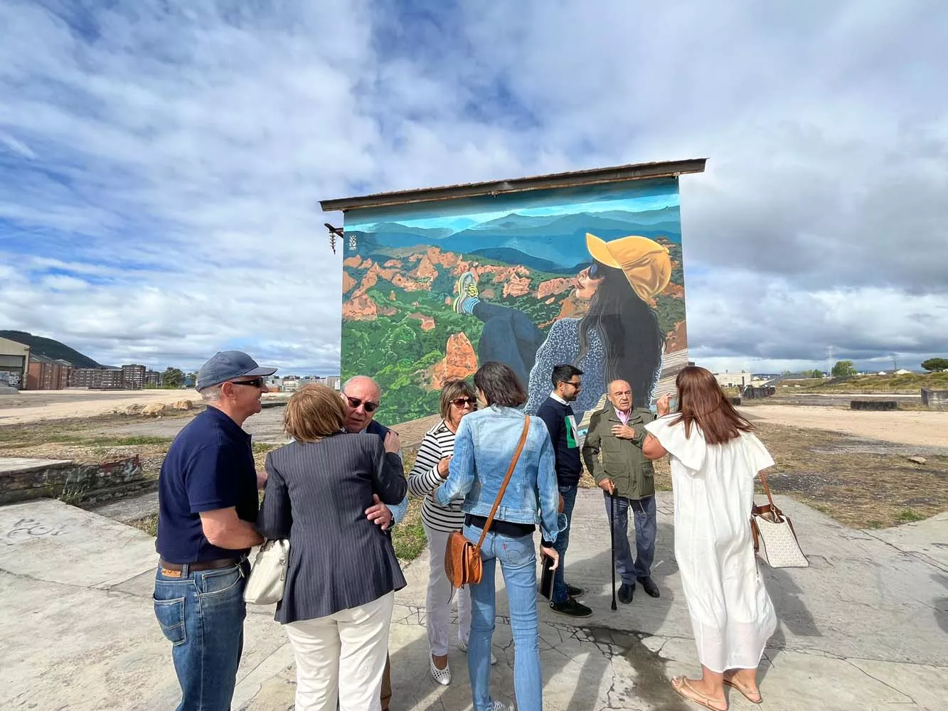 Mural de Mónica Domínguez en el Parque de la Juventud