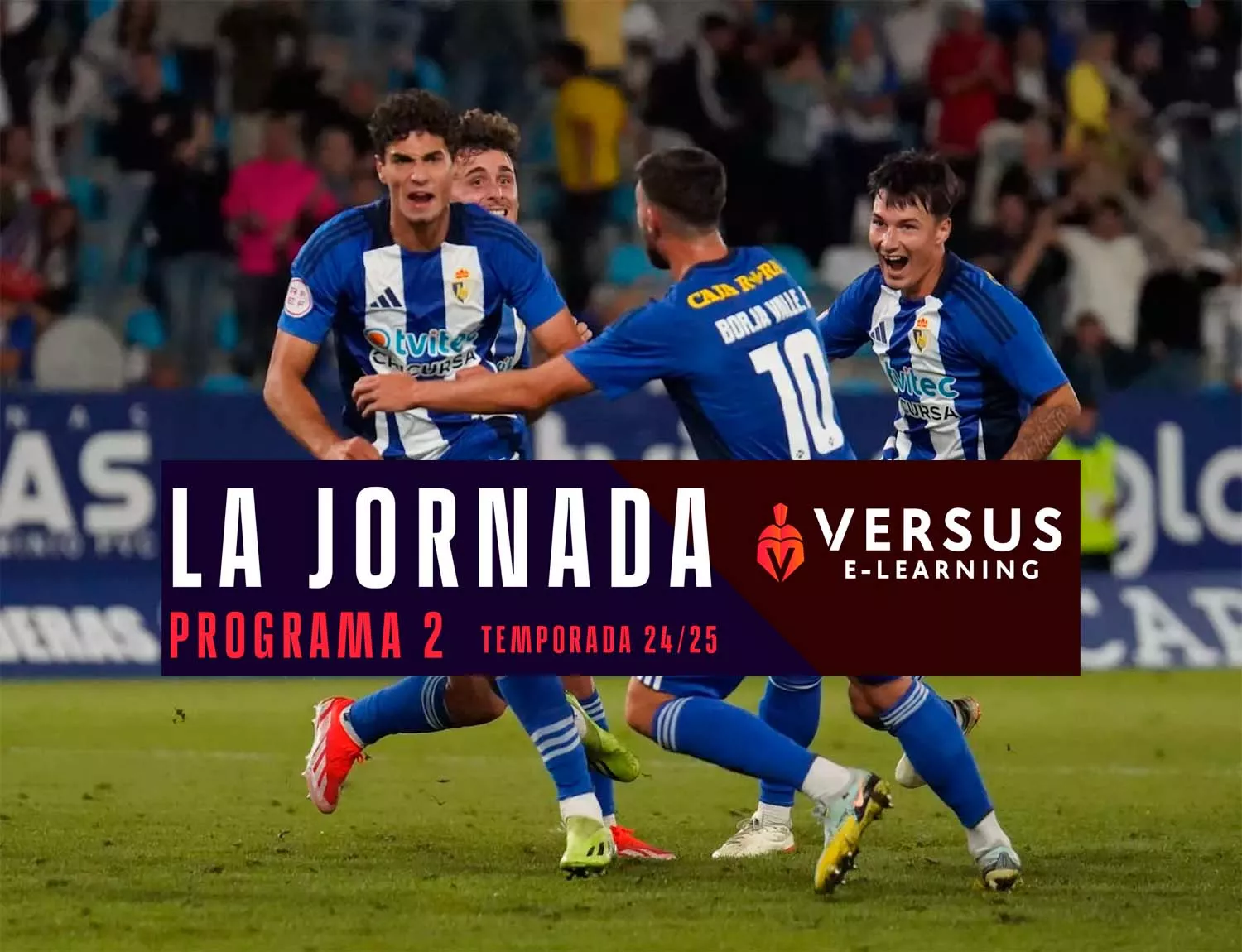 La Jornada Versus e Learning Group en el partido entre la SD Ponferradina y Unionistas