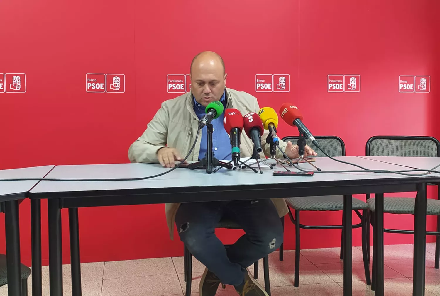 El procurador del PSOE en las Cortes de Castilla y León, Javier Campos