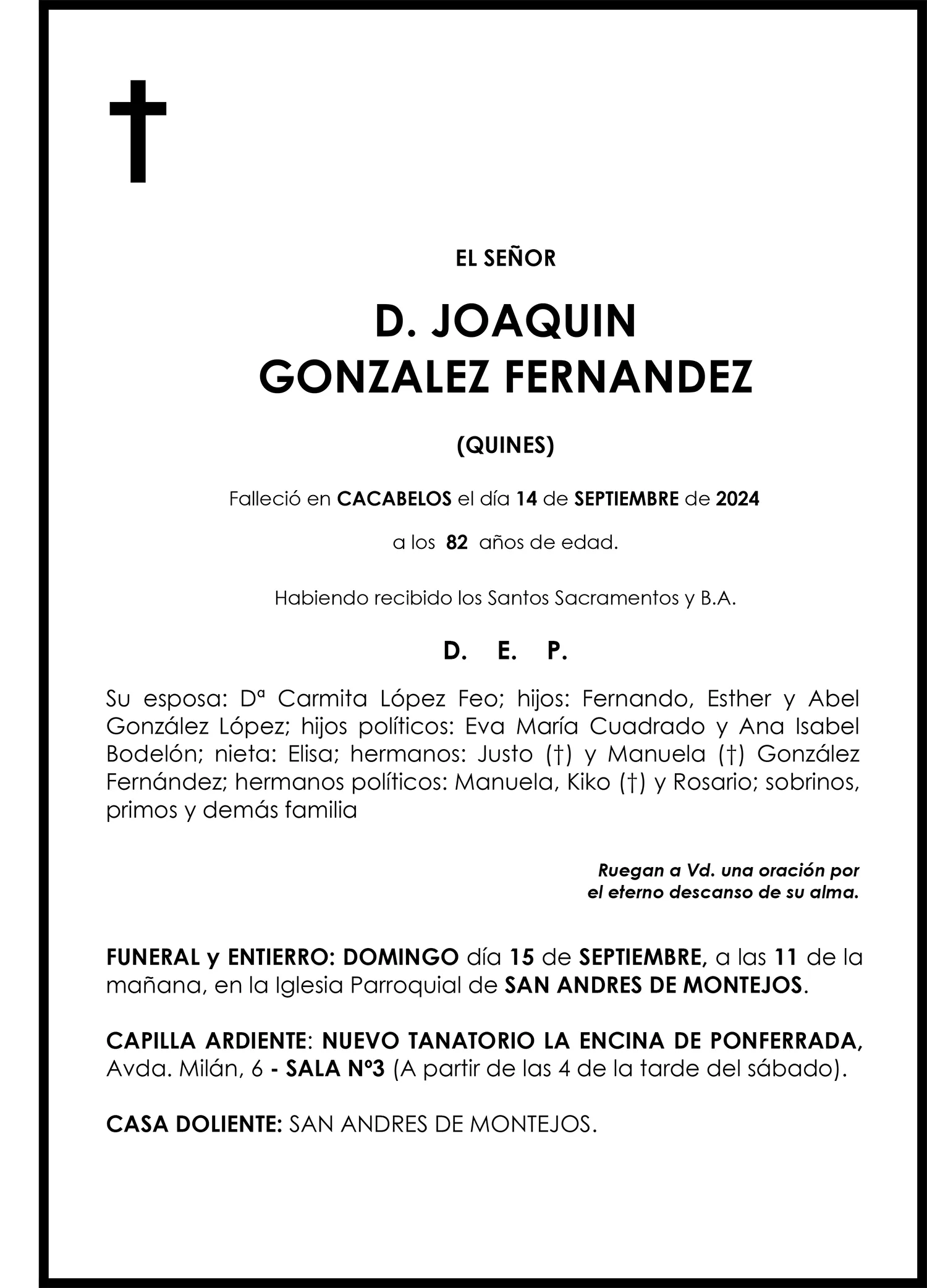 JOAQUIN GONZALEZ FERNANDEZ (QUINES)