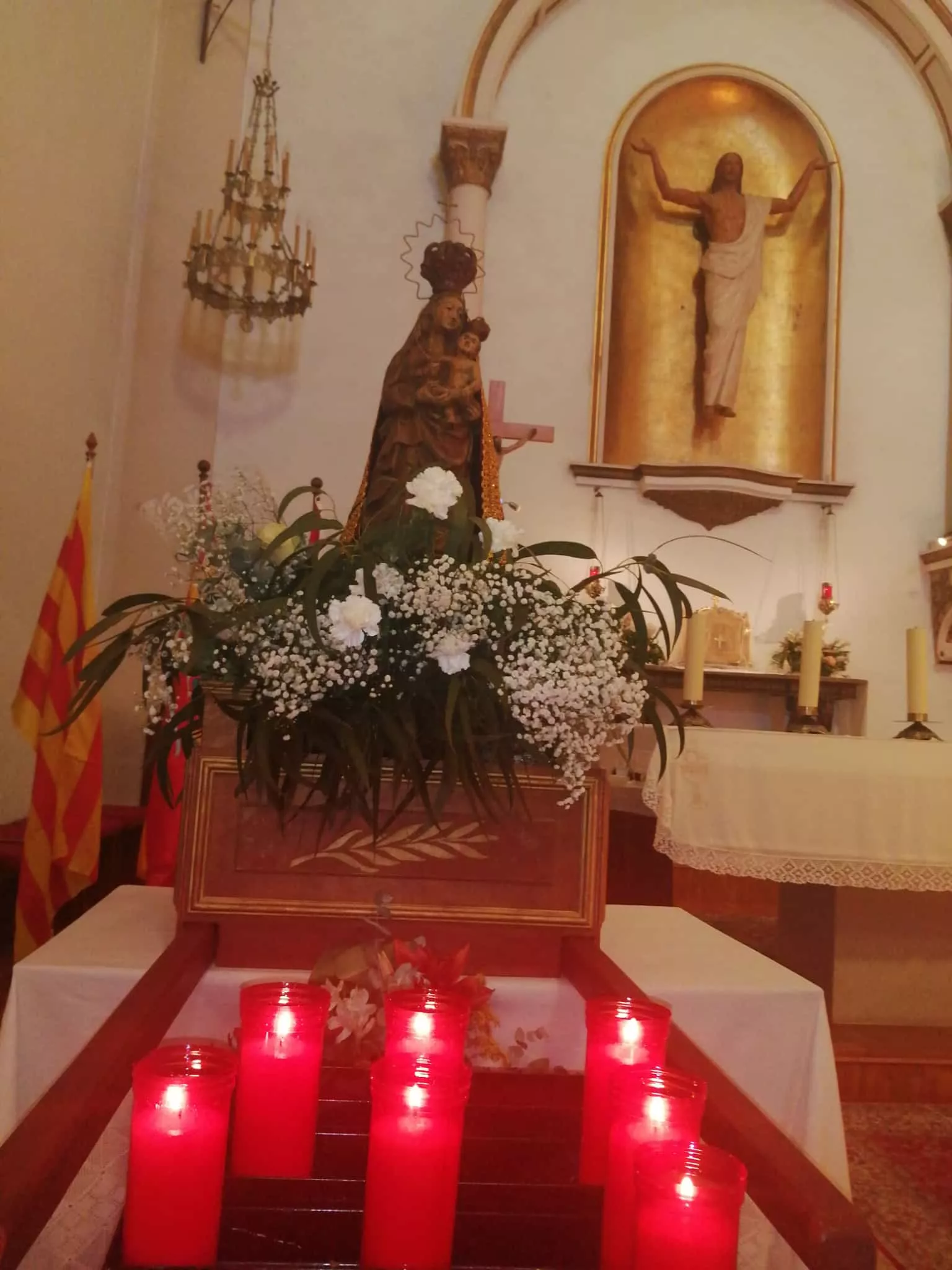 La Virgen de La Encina también recibe el afecto de la Asociación de Bercianos en Cataluña con una romería en Polinyá​​ (Barcelona) 