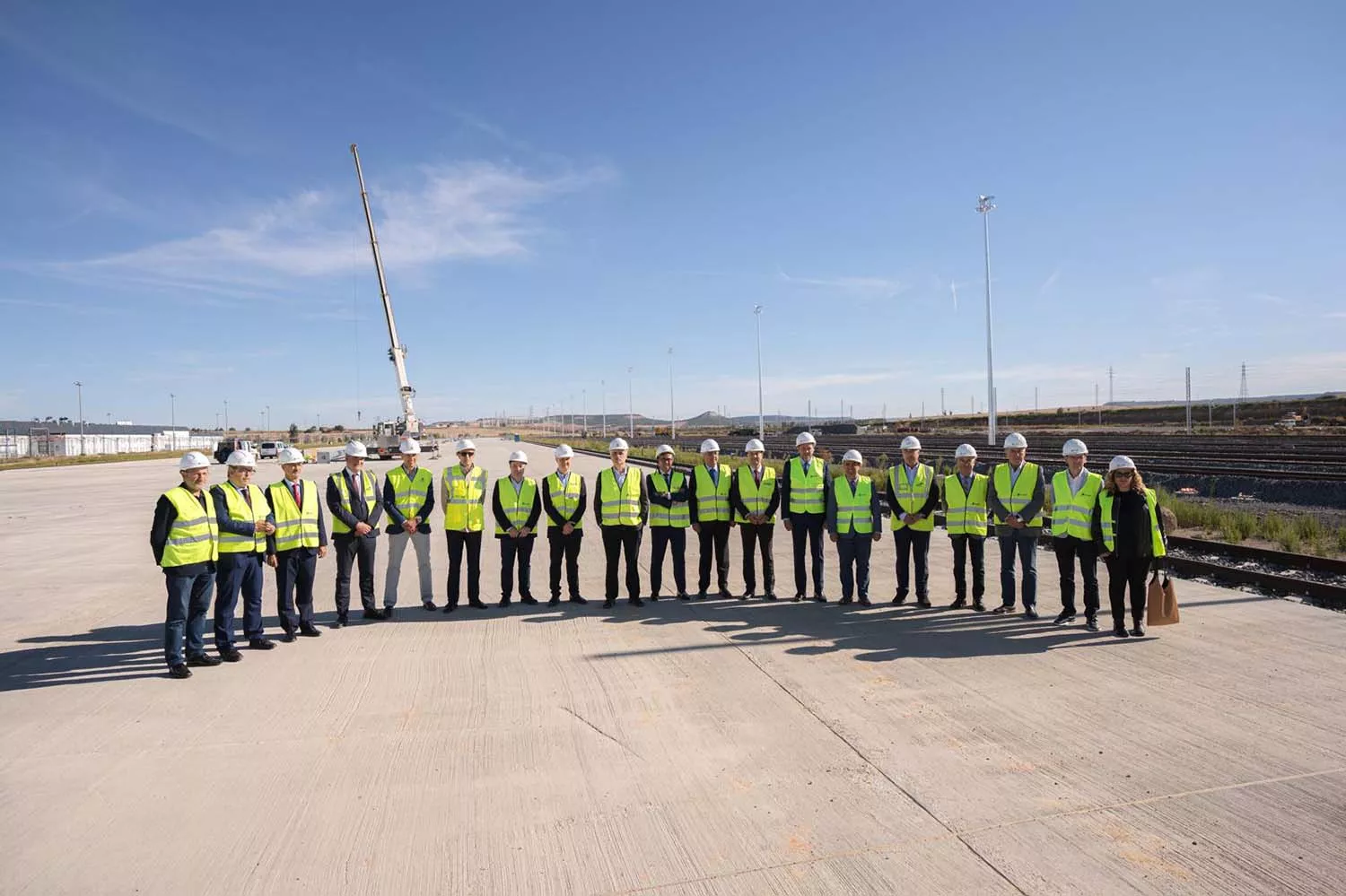 Leticia Pérez, ICAL. El ministro de Transportes y Movilidad Sostenible, Óscar Puente, visita las obras de la nueva estación intermodal de Valladolid para impulsar el tráfico ferroviario de mercancías.