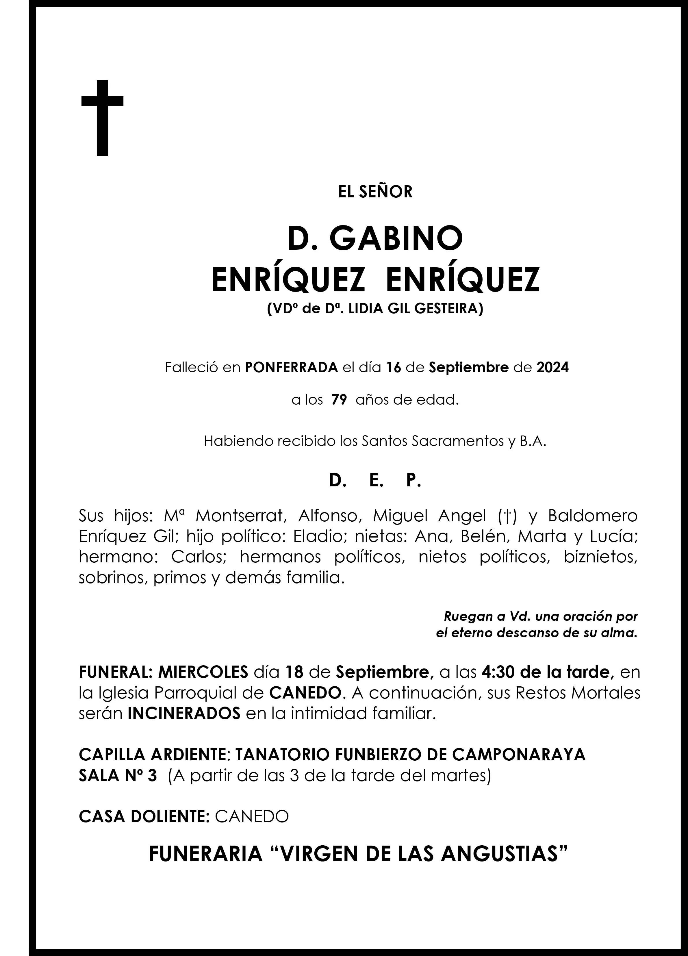 GABINO ENRÍQUEZ ENRÍQUEZ