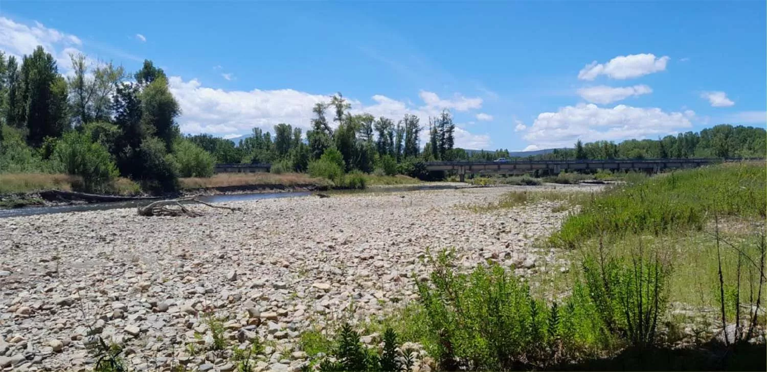 Rio Cúa a la altura de Carracedelo