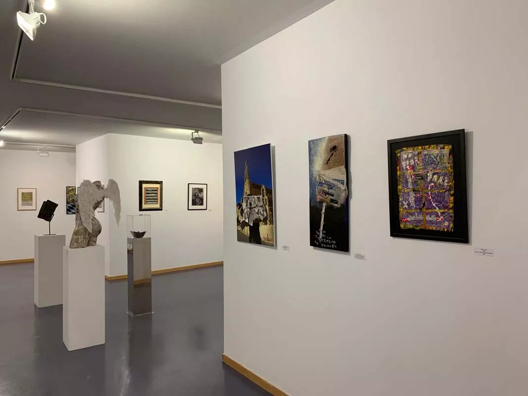 Inauguración de la exposición Arte Crónico en el Campus de Ponferrada