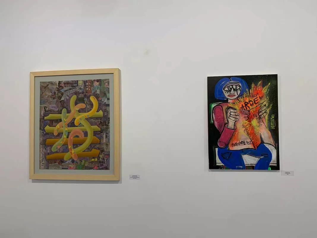 Inauguración de la exposición Arte Crónico en el Campus de Ponferrada