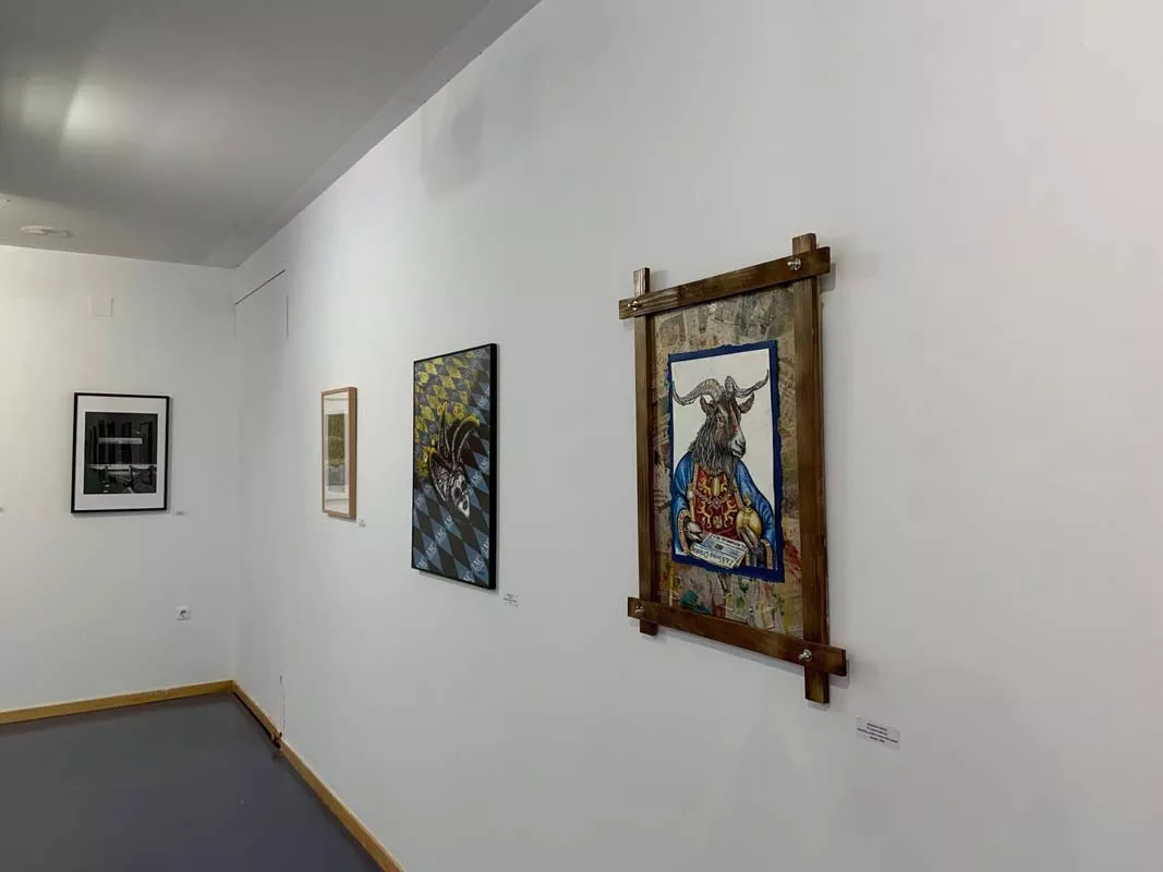 Inauguración de la exposición Arte Crónico en el Campus de Ponferrada