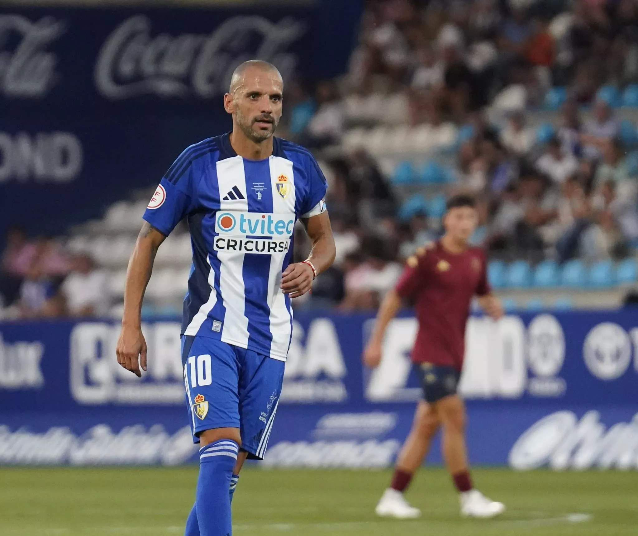 Emotiva retirada de Yuri en El Toralín | Foto: Ponferradina