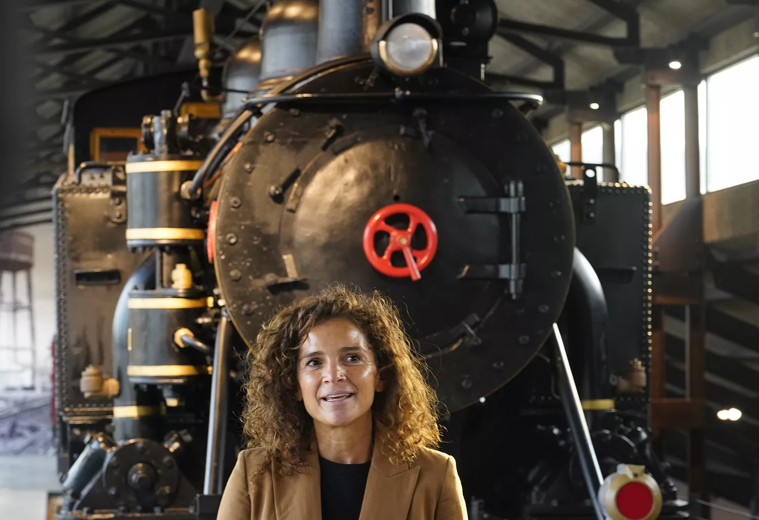 La directora de La Fábrica de Luz Museo de la Energía y del área de museos, patrimonio y cultura de la Fundación Ciudad de la Energía, Concepción Fernández | César Sánchez - ICAL