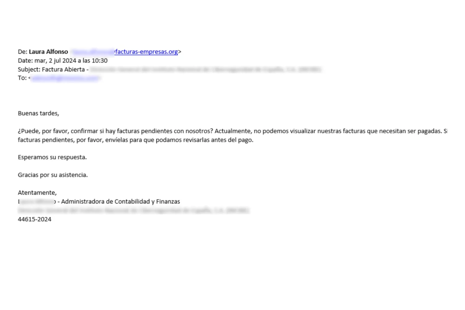 campaña de ‘phishing’