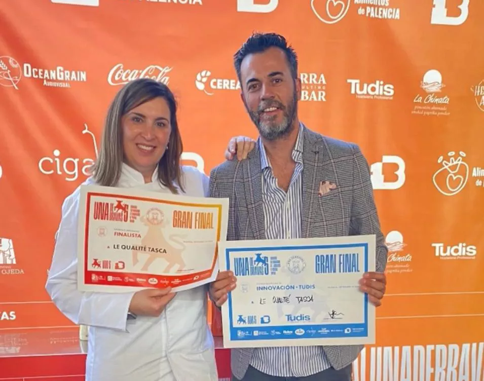 La innovación de las bravas bercianas de Le Qualitè Tasca se alza con un galardón en el Concurso Internacional de Palencia