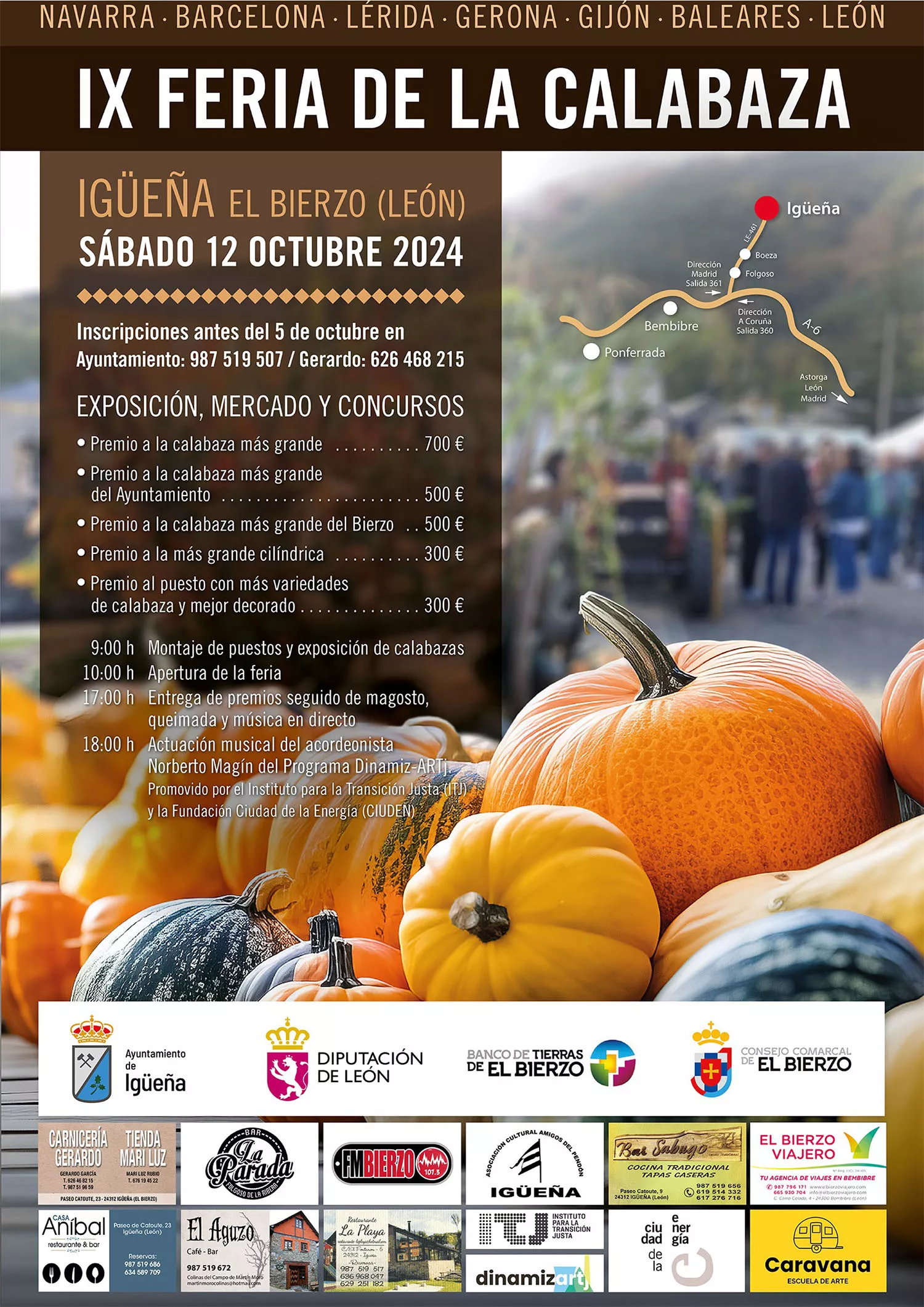 Cartel Feria de la Calabaza 2024