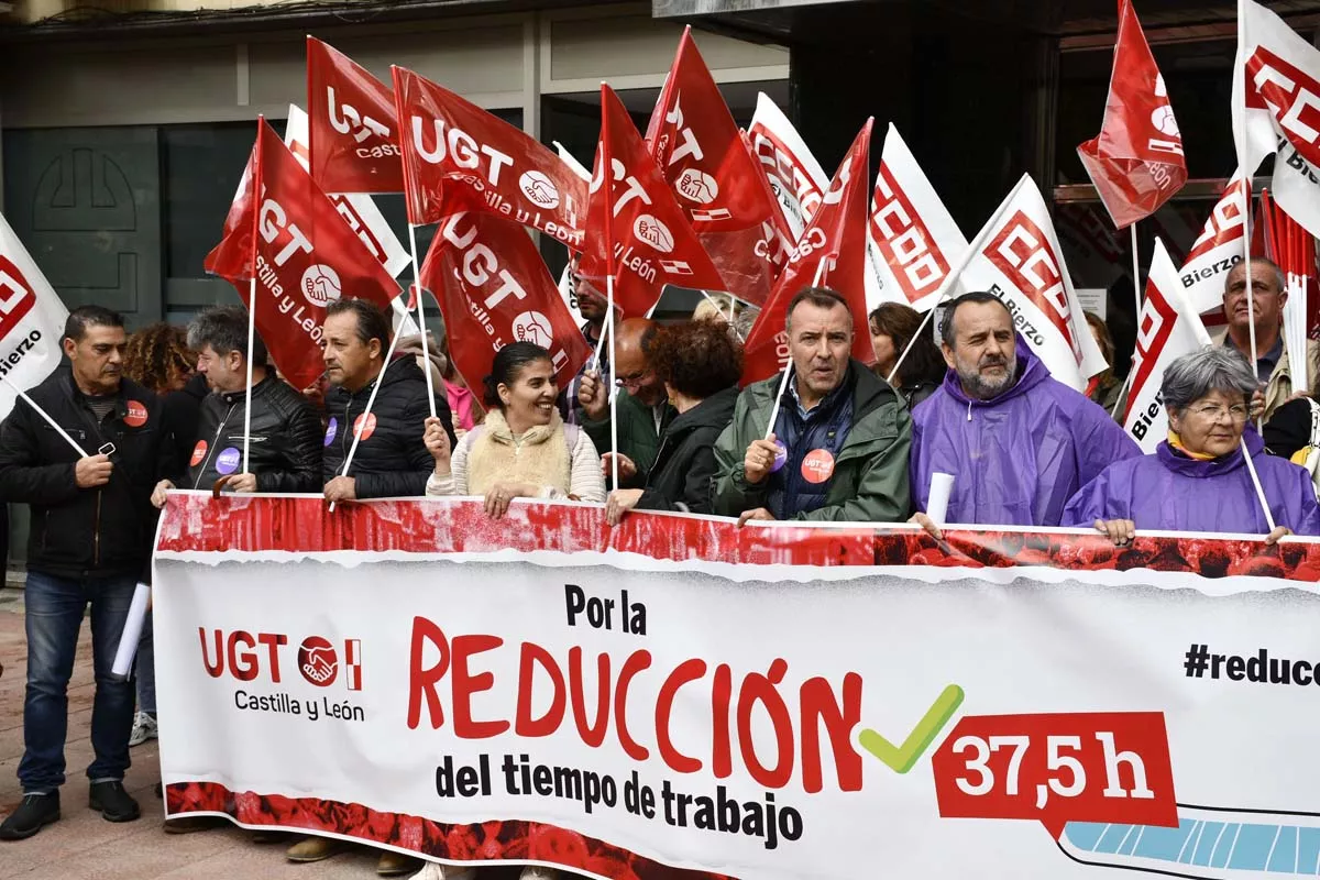  Concentración por la reducción de la jornada laboral