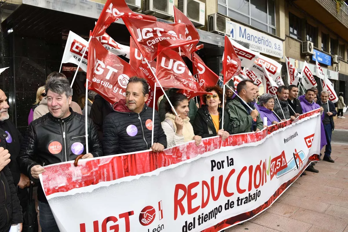 Concentración por la reducción de la jornada laboral