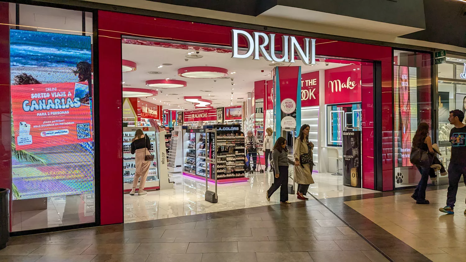 Tienda Druni del Centro Comercial El Rosal de Ponferrada