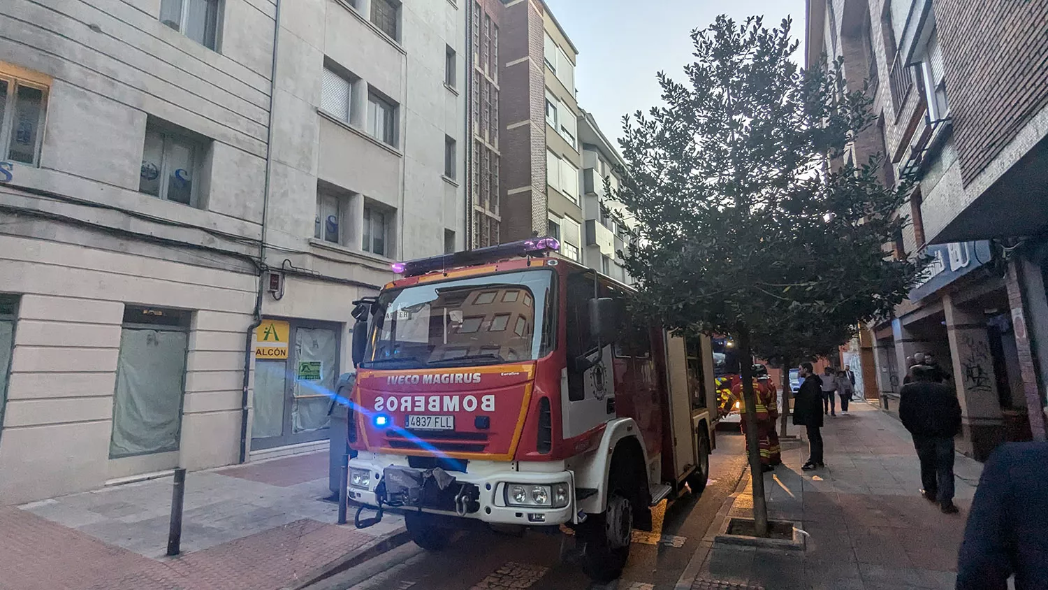 Un pequeño incidente doméstico moviliza a los bomberos de Ponferrada