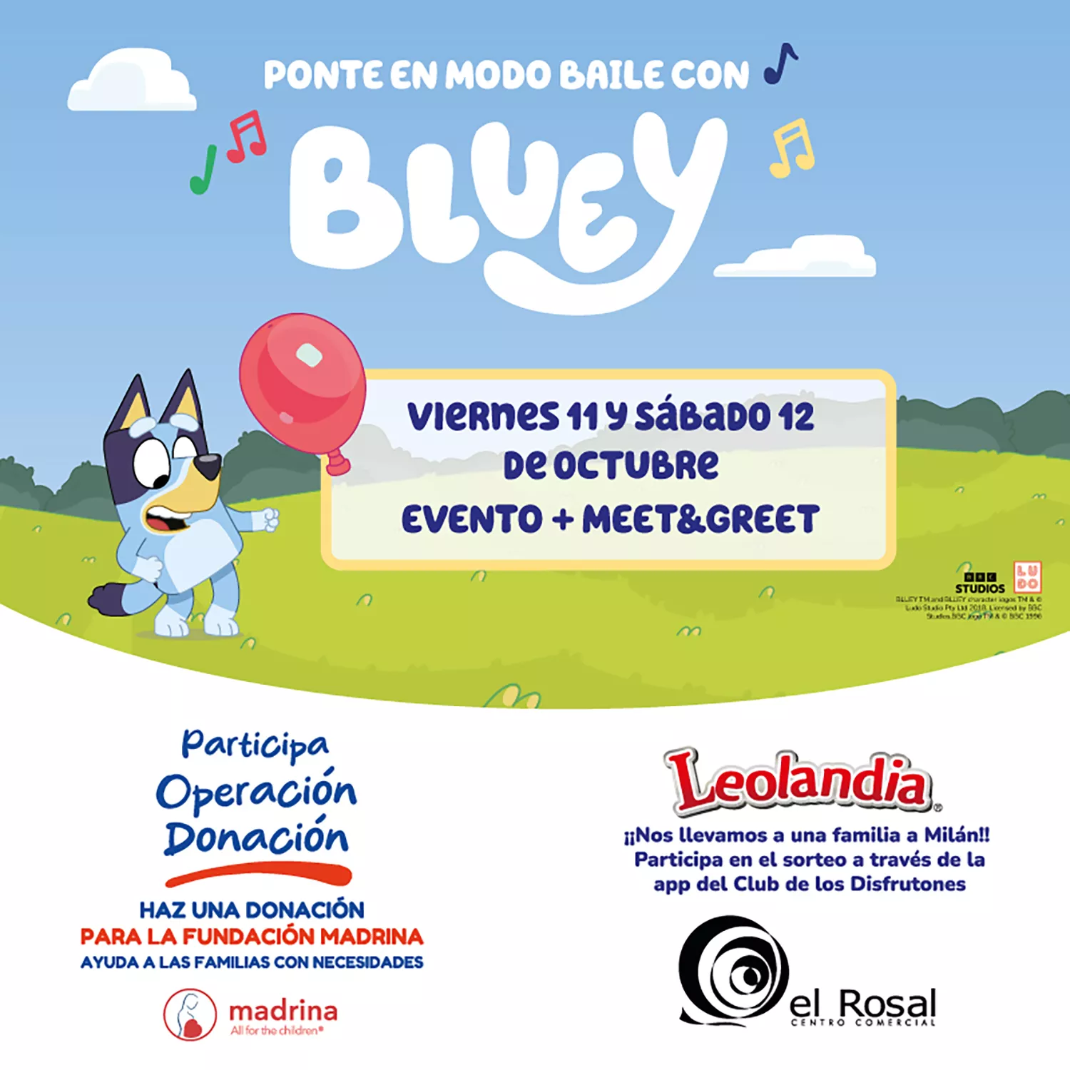 Bluey llega al Rosal