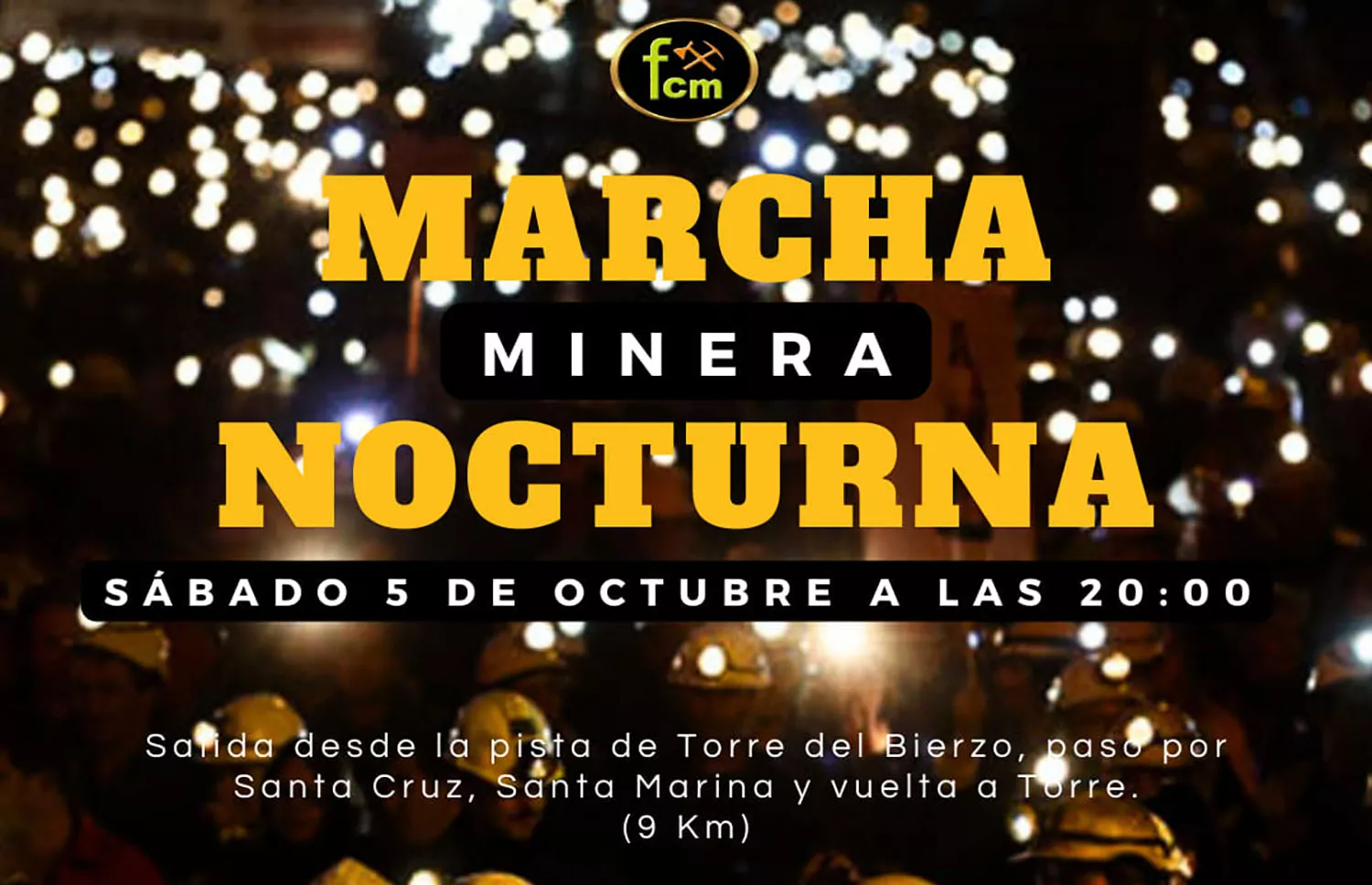 Marcha Noctura Minera Torre del Bierzo 1