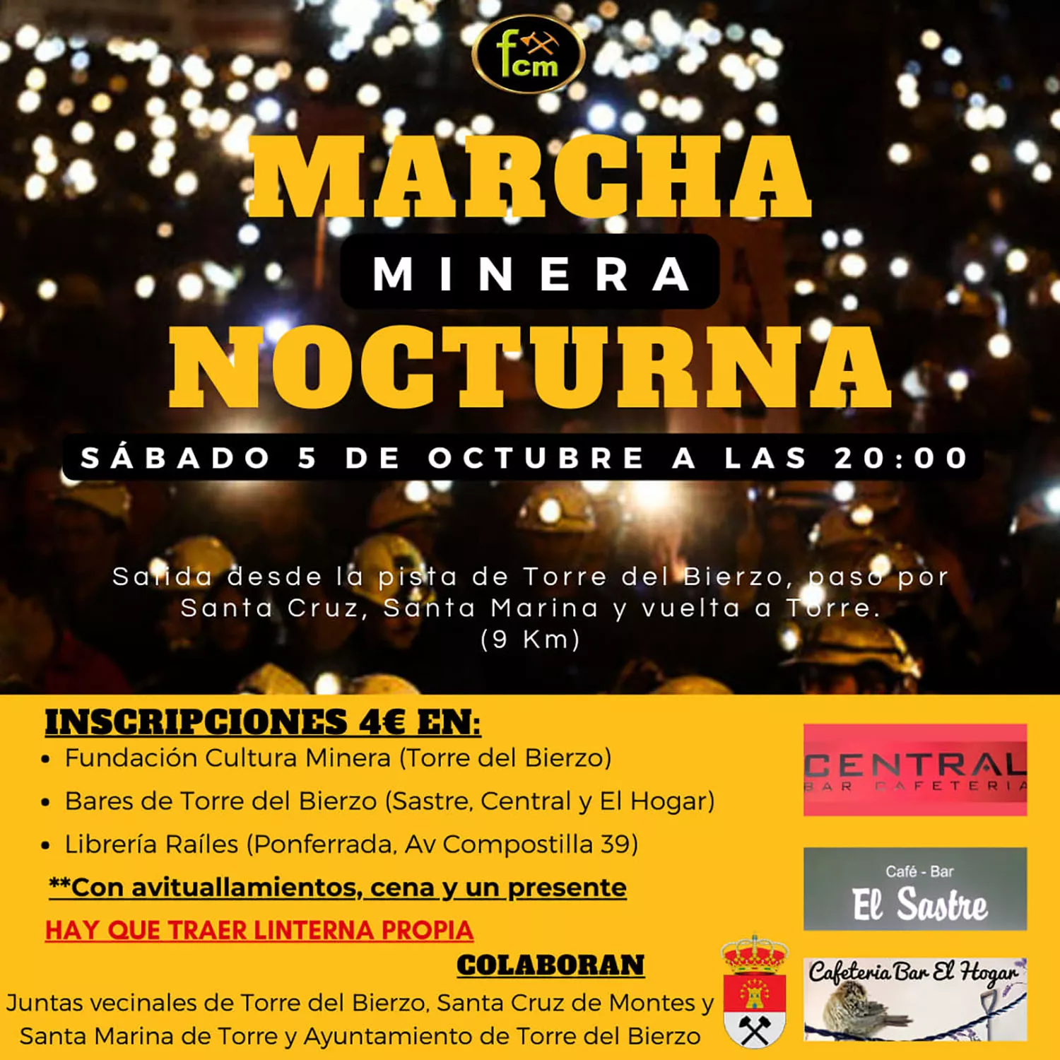 Marcha Noctura Minera Torre del Bierzo