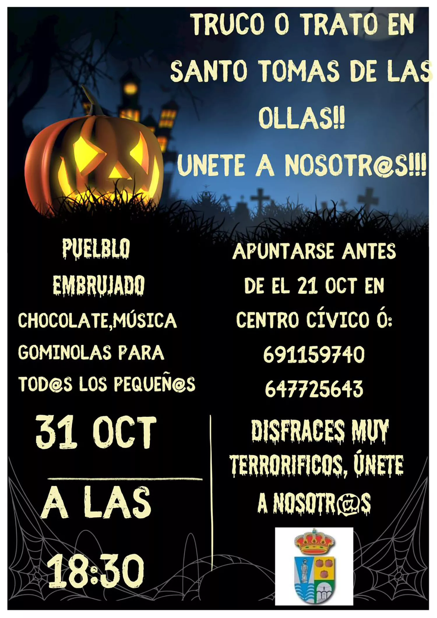 Halloween en Santo Tomás de las Ollas