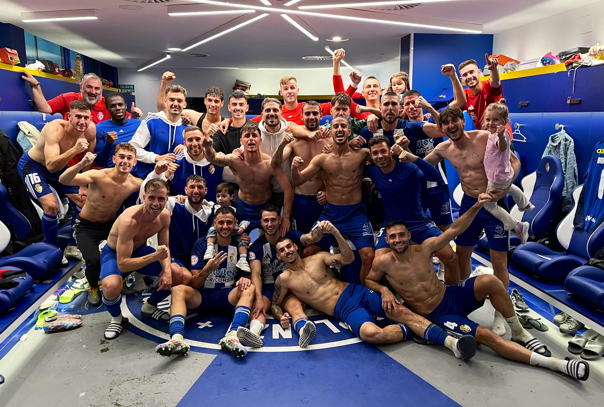 Foto de la victoria de la Ponferradina frente al Celta