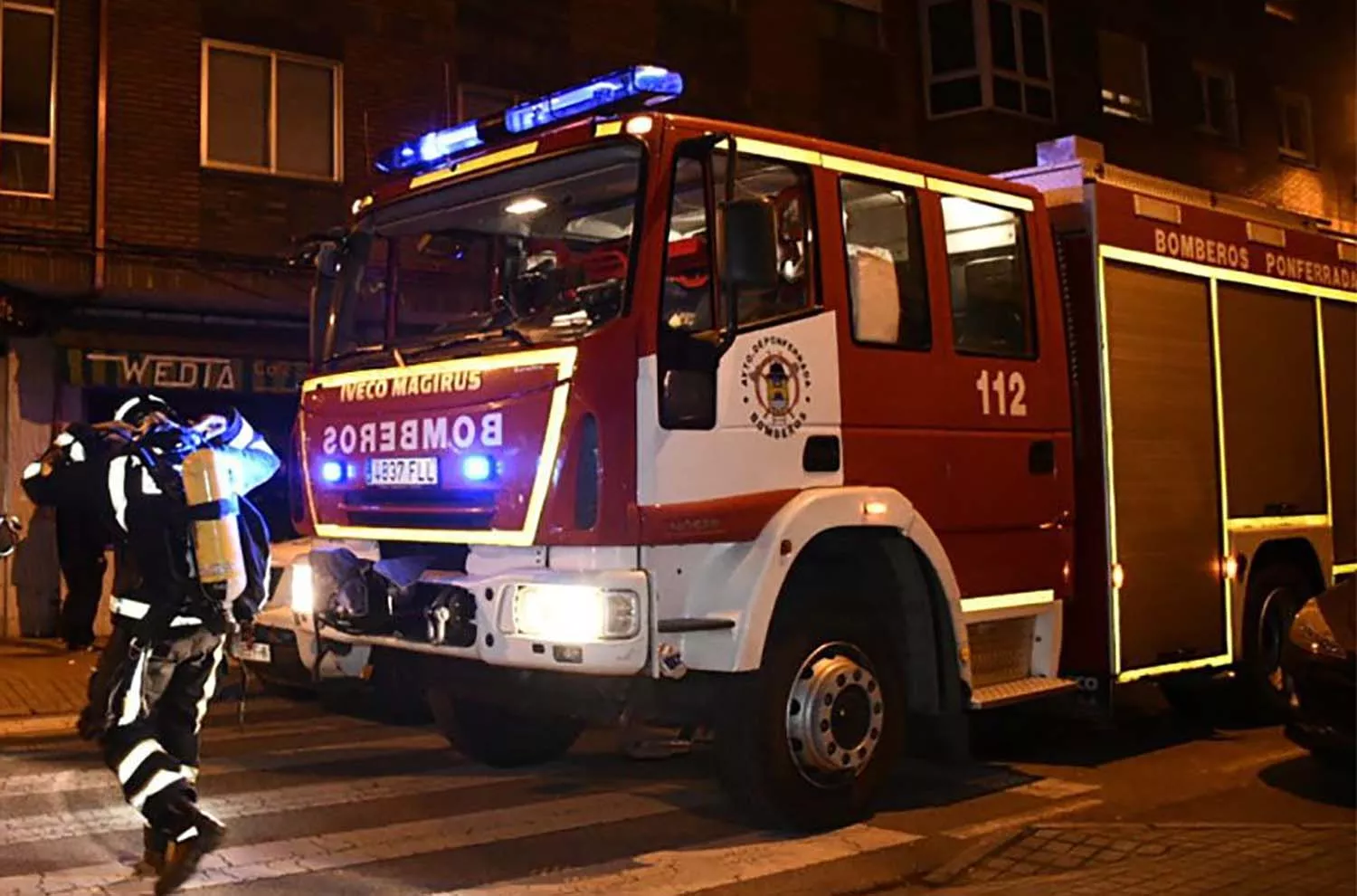 Foto archivo de los Bomberos de Ponferrada