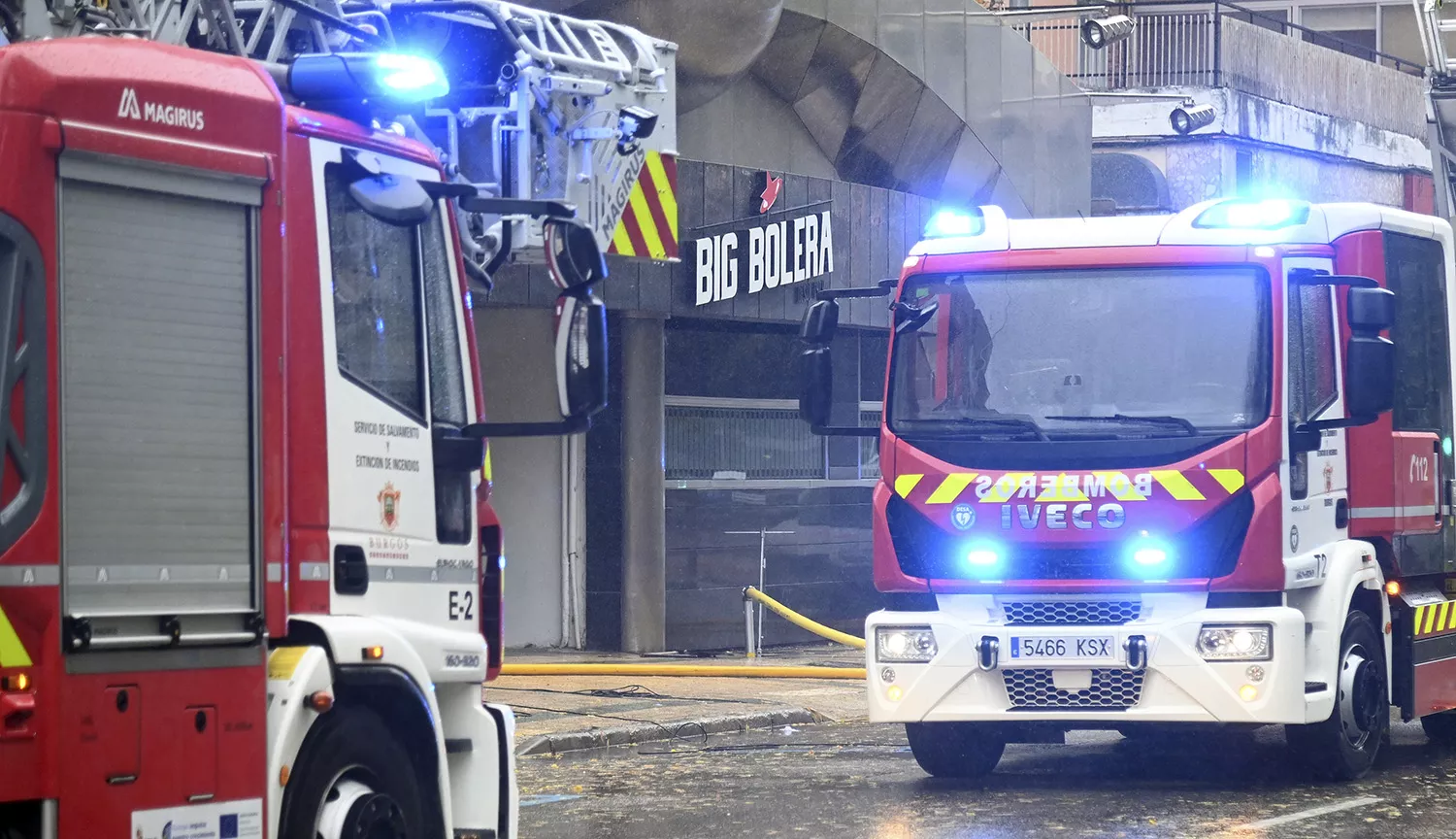 Ricardo Ordóñez, ICAL. Incendio en una bolera de la calle Soria de la capital burgalesa 1