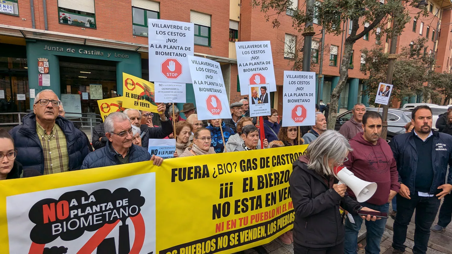 Protestas contra la planta de biogás (1)