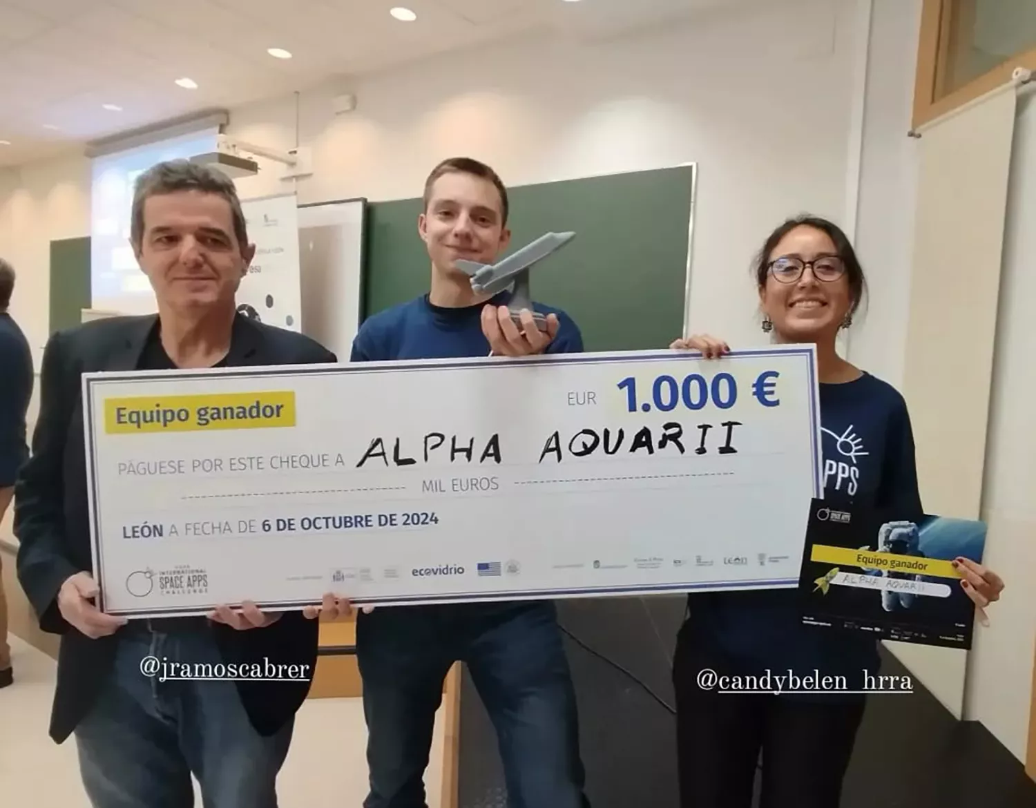 Un ponferradino entre los ganadores del Hackathon de la NASA por solucionar uno de los desafíos en tan solo 36 horas