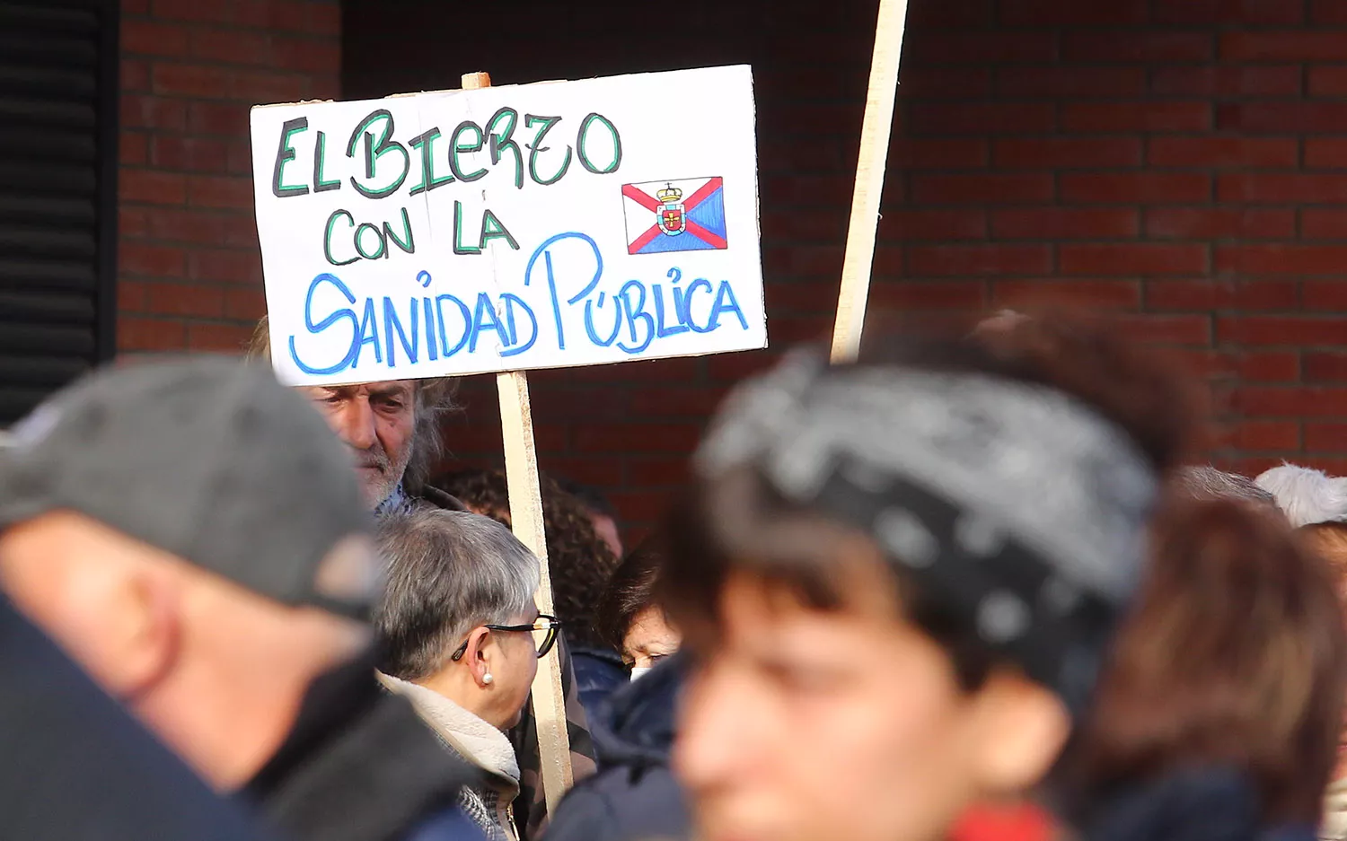 Abrazo al Hospital del Bierzo. Sanidad Pública