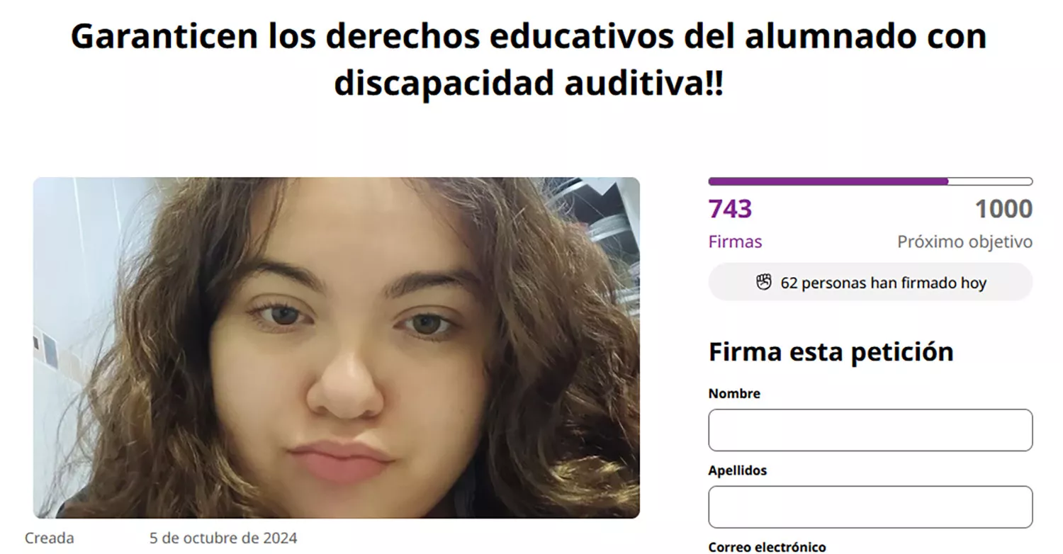 Una recogida de firmas solicita una intérprete de lengua de signos en el IESVE de Ponferrada para una alumna de 13 años