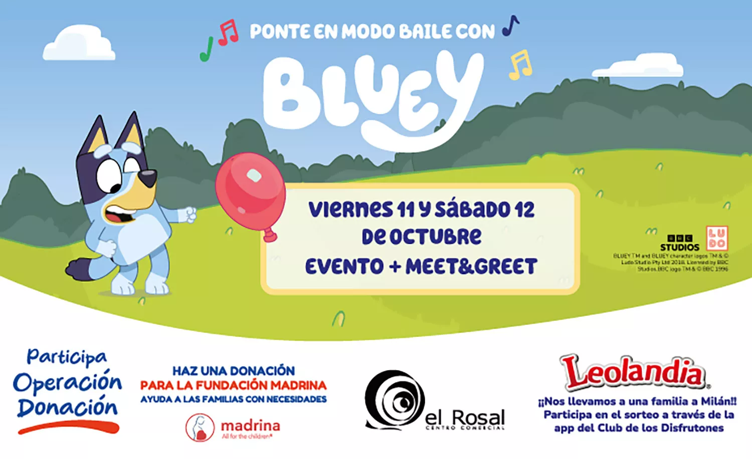 El Rosal ya tiene todo preparado para ponerse en modo baile con Bluey este fin de semana