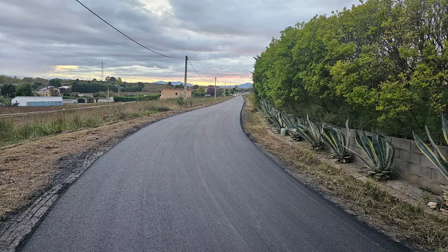 Ponferrada finaliza las obras del camino de Vikera, en San Andrés de Montejos