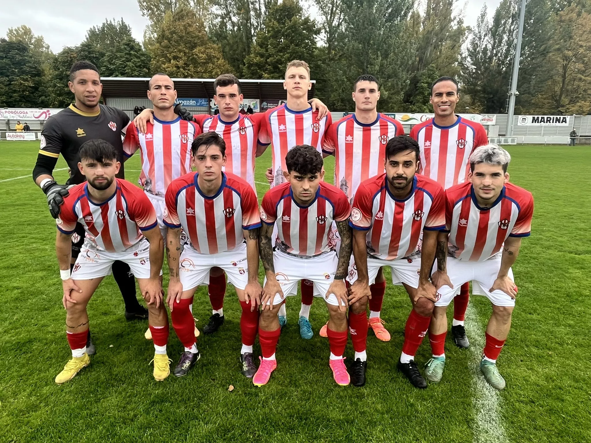 El Atlético de Bembibre en el partido de este sábado