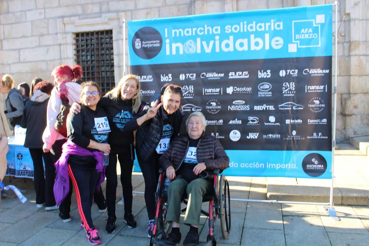 Marcha 'Inolvidable' en Ponferrada de Afa Bierzo