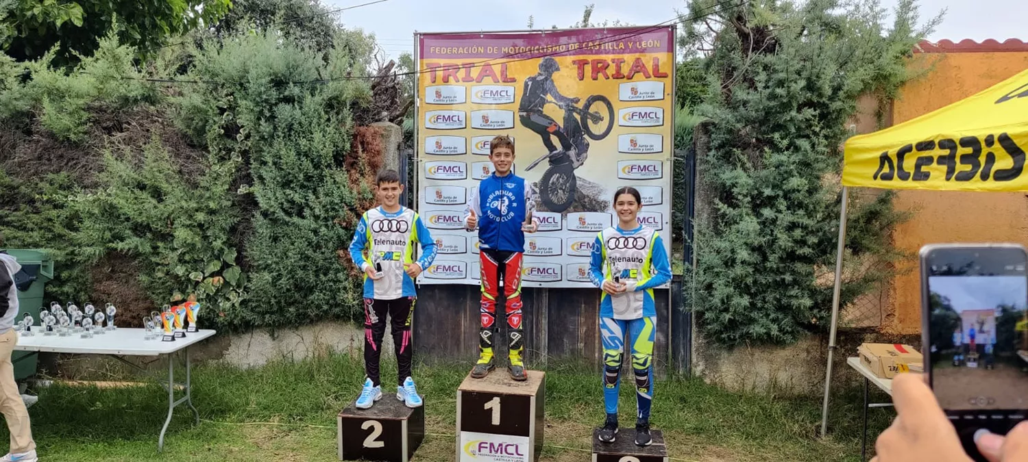 El joven piloto berciano Jorge Fernández, campeón de Castilla y León de Trial en TR5 | Imagen: 