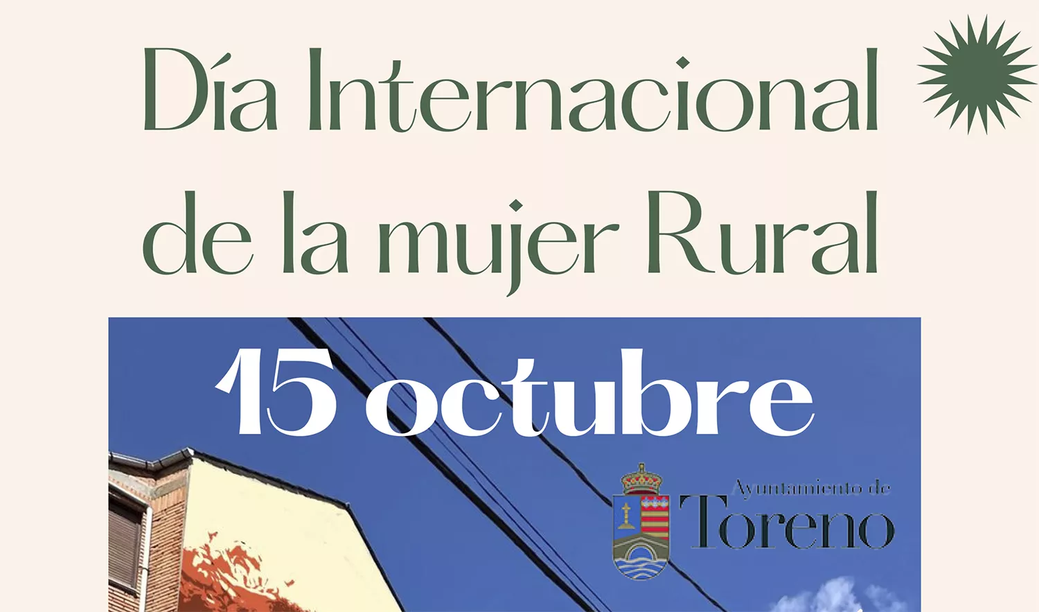 Toreno celebra el Día de la Mujer Rural con la inauguración de un mural dedicado y un foro