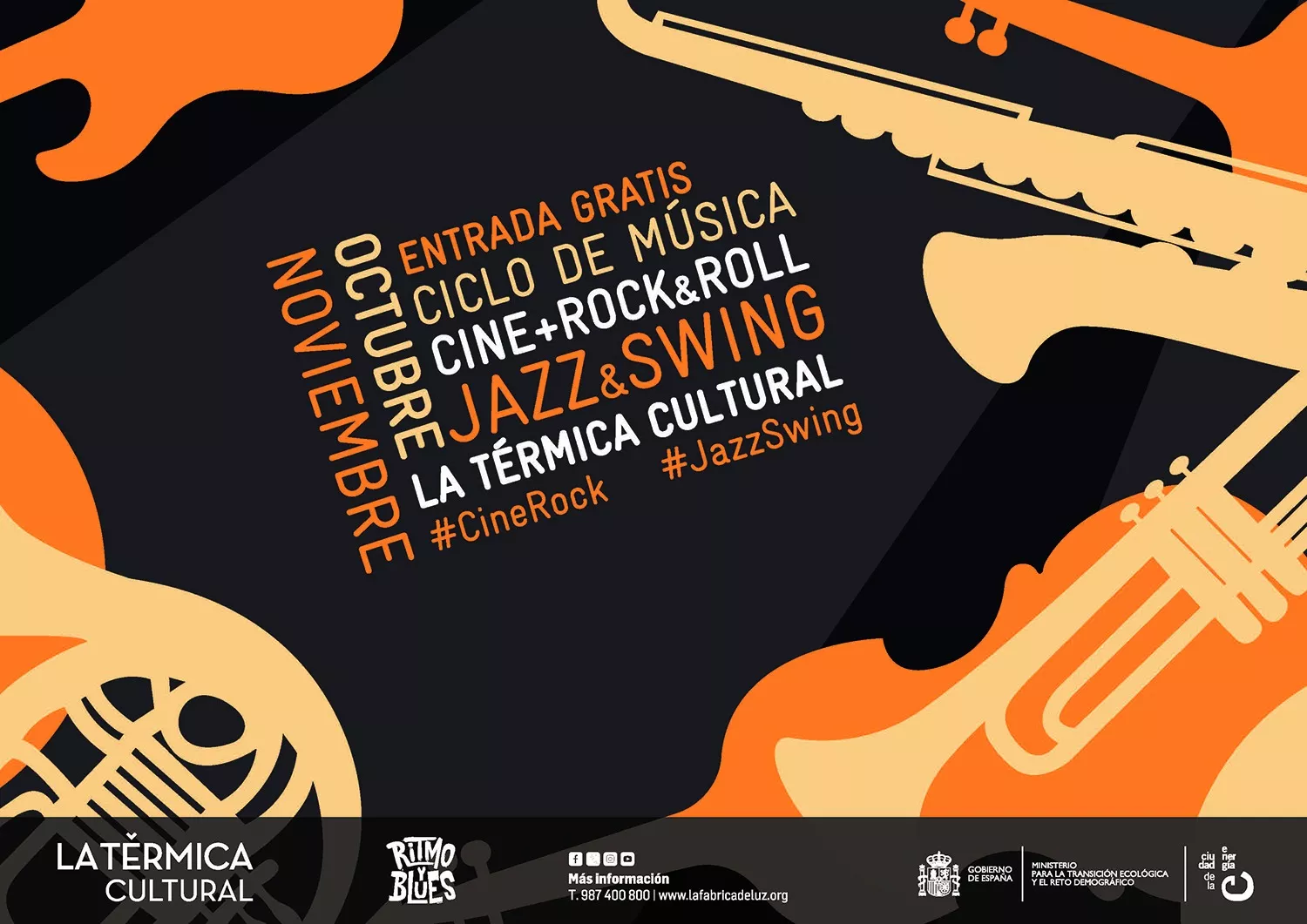 Los ciclos de cine, Rock&Roll y Jazz & Swing se trasladan a La Térmica Cultural