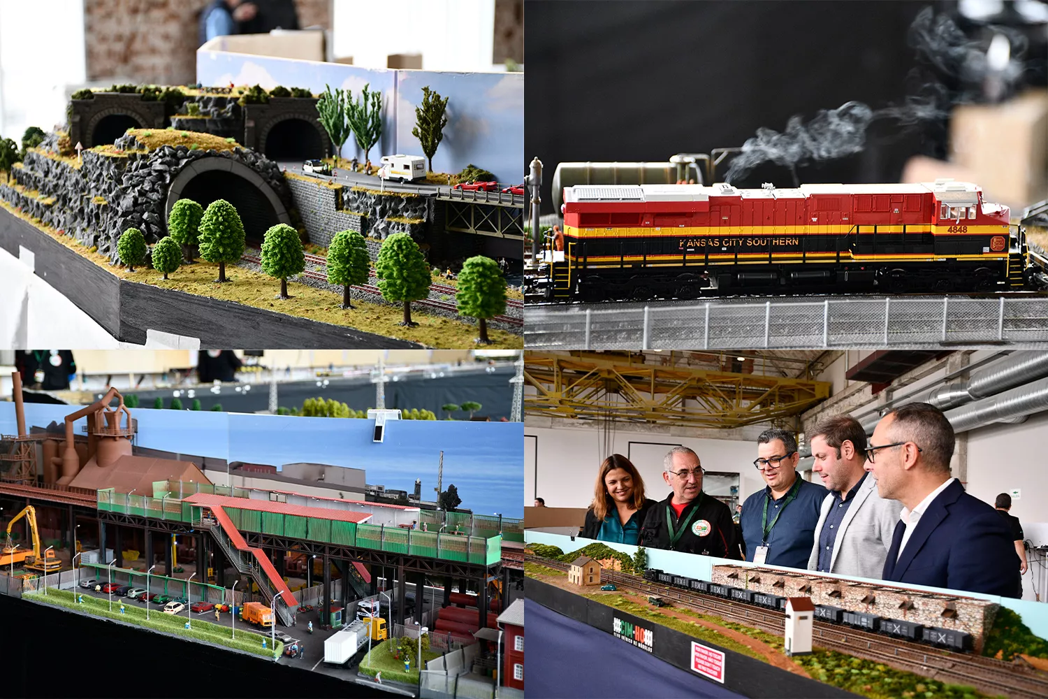 Maqueta de trenes en la Térmica Cultural