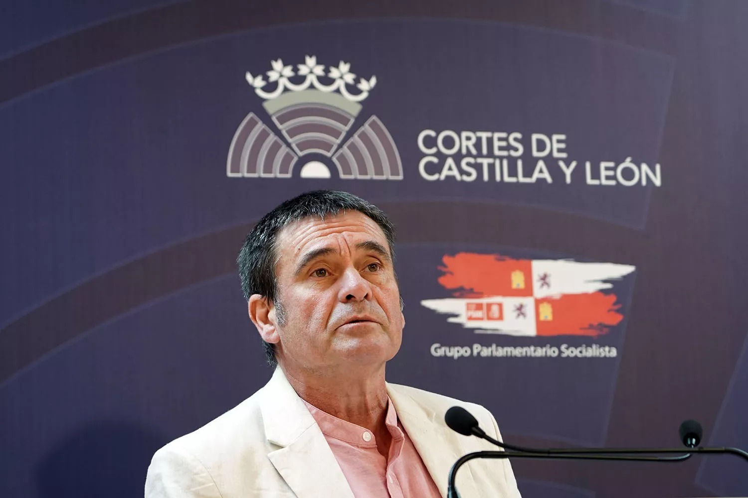 El portavoz de Sanidad del Grupo Parlamentario Socialista en las Cortes de Castilla y León, Jesús Puente