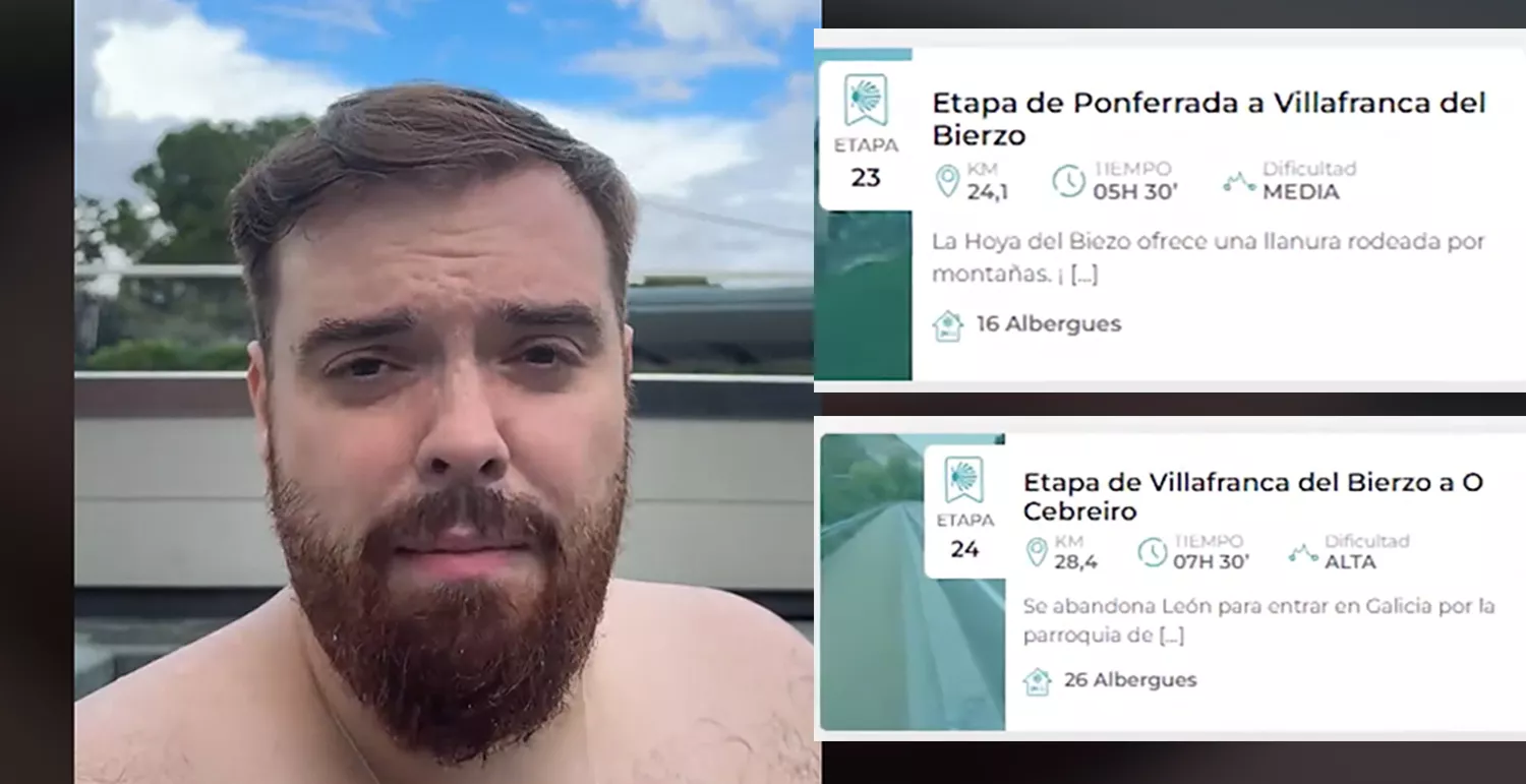 El youtuber Ibai Llanos podría comenzar el Camino de Santiago desde El Bierzo