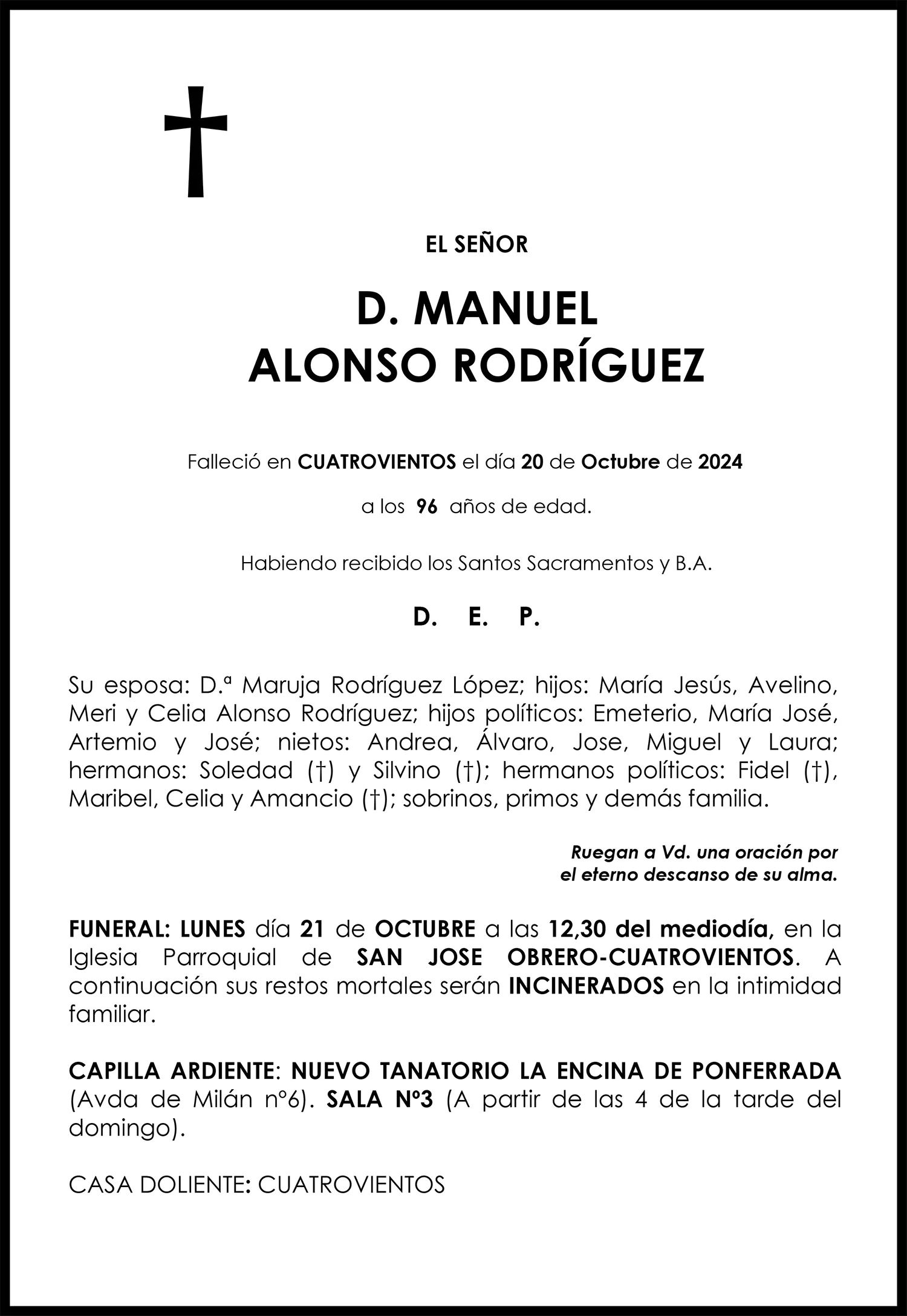 MANUEL ALONSO RODRÍGUEZ