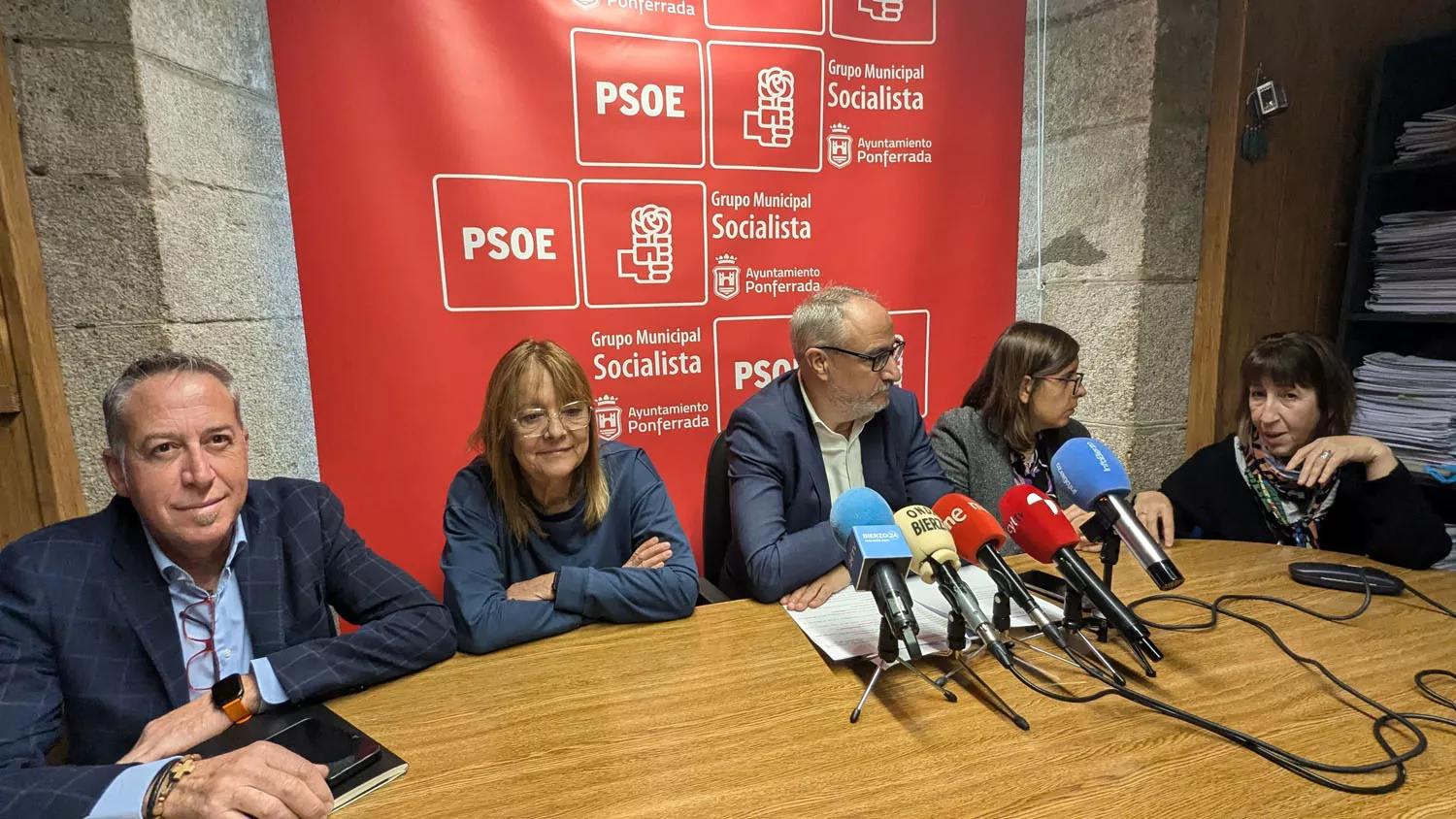 Rueda de prensa del PSOE