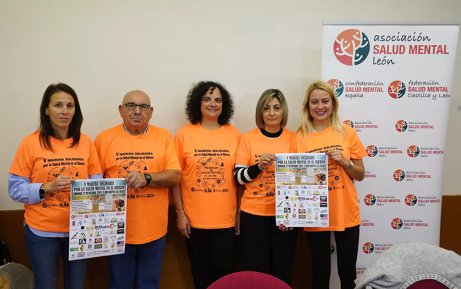 Ponferrada la celebra la V Marcha por la Salud Mental cuya recaudación servirá para habilitar un centro de día en Flores del Sil