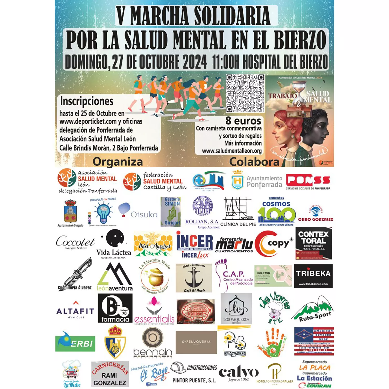 Cartel de la Marcha por la Salud Mental